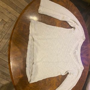 Cream colored slouchy sweater by Velvet